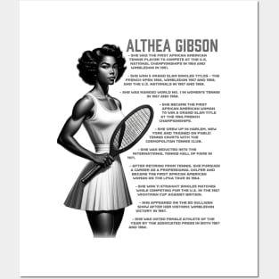 Althea Gibson Facts Posters and Art